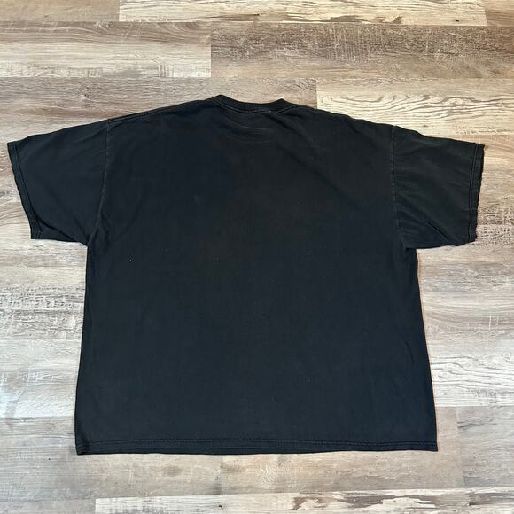 The Beatles Vintage Band T-Shirt 2005 Apple Corps Black Distressed Logo Tee XL - Picture 3 of 6